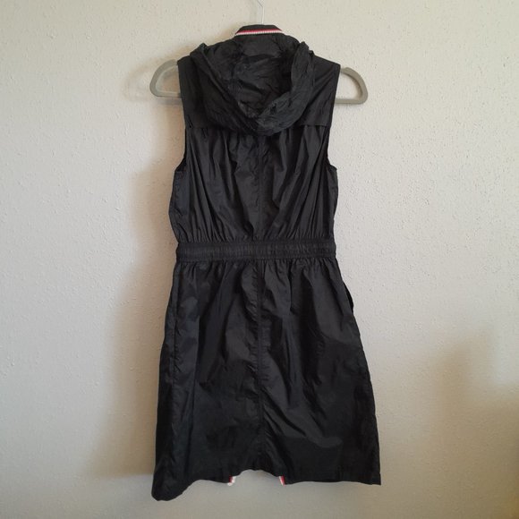 HUNTER for Target Black Sporty Windbreaker Sleeveless Dress Full Zip Front XS - Picture 13 of 16